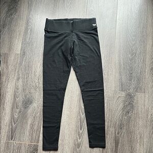 PINK Victoria's Secret Black High-Waist Leggings